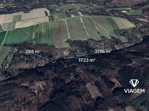 Prodej podílu lesa, Chyňava, 2603 m2