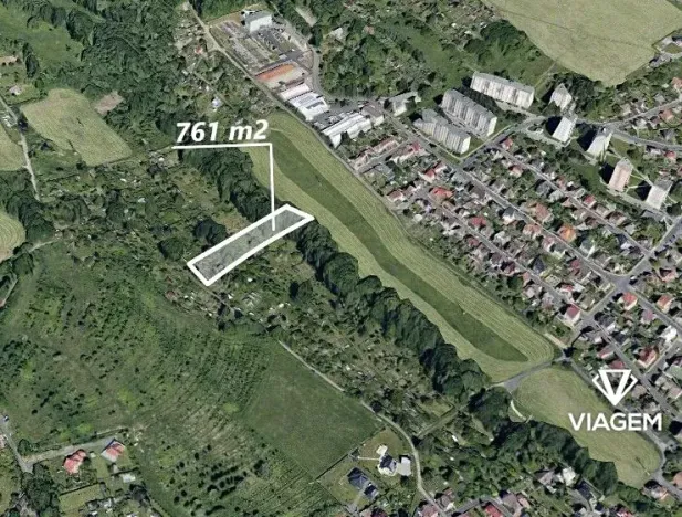 Prodej zahrady, Děčín, 850 m2