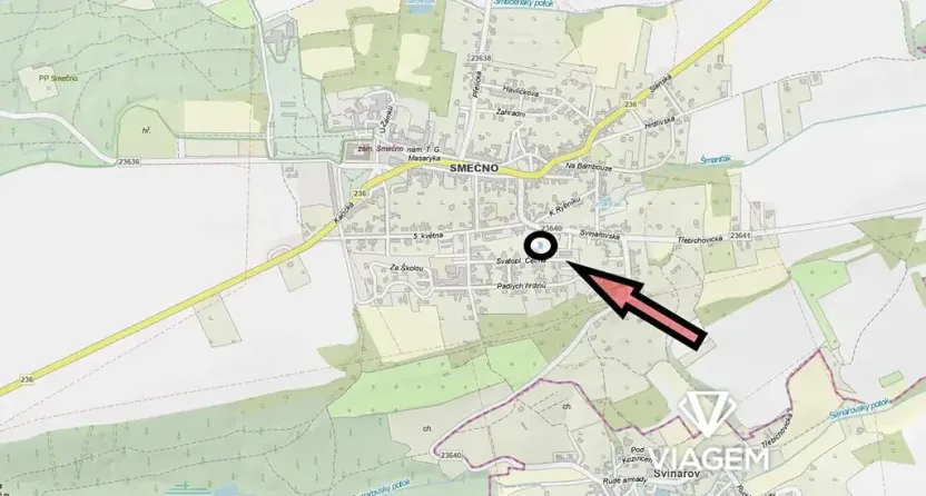 Prodej zahrady, Smečno, 237 m2