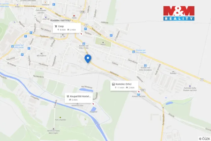 Pronájem garáže, Kostelec nad Orlicí, Mánesova, 150 m2