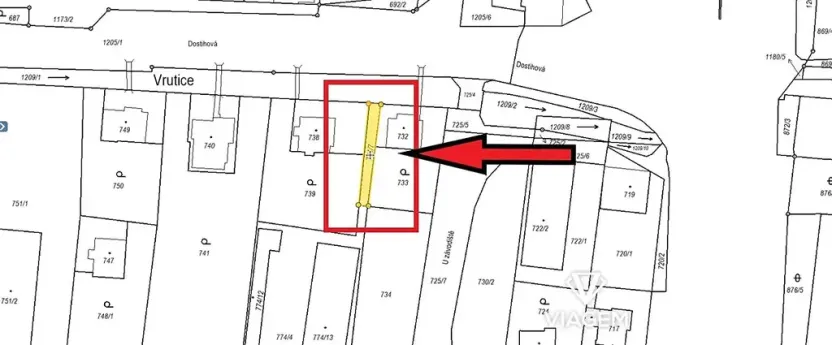 Prodej podílu zahrady, Praha, 19 m2