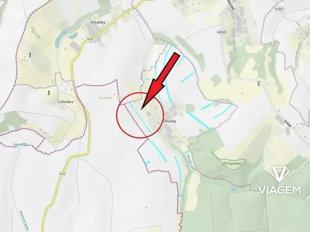 Prodej podílu pole, Zdounky, 501 m2