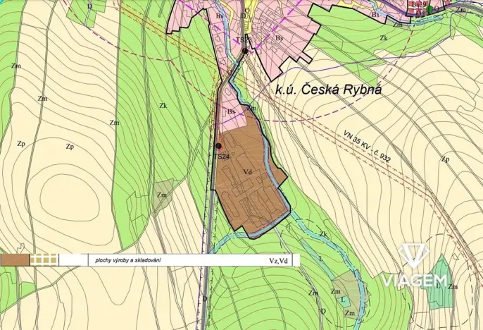 Prodej podílu komerčního pozemku, Proseč, 3335 m2