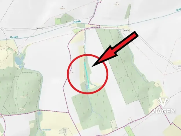 Prodej podílu lesa, Bystřice pod Hostýnem, 597 m2