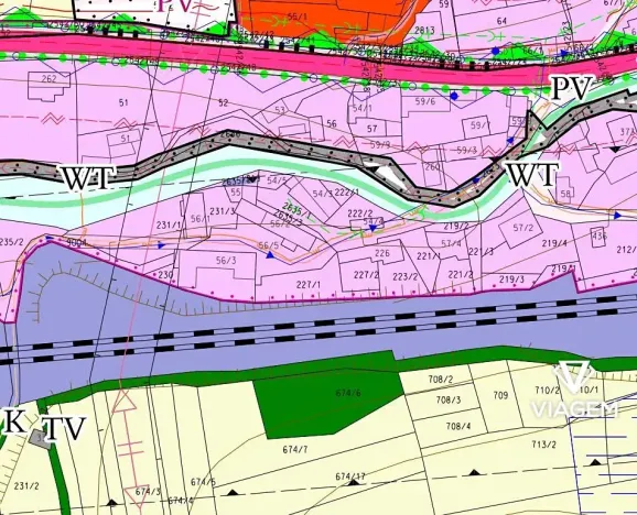 Prodej pole, Střelná, 638 m2