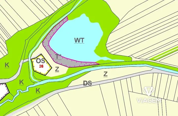Prodej podílu zahrady, Pašovice, 3589 m2