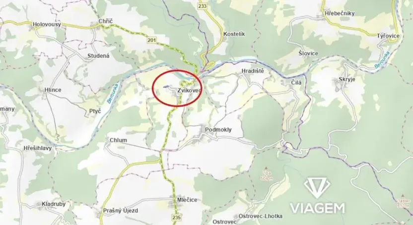 Prodej podílu zahrady, Zvíkovec, 3136 m2