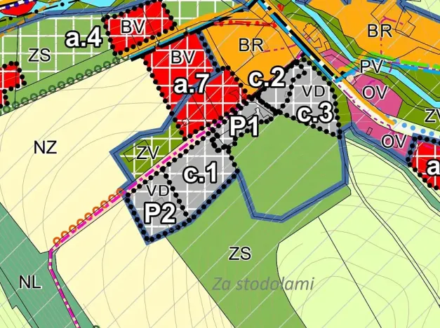 Prodej podílu komerčního pozemku, Sloupno, 2921 m2