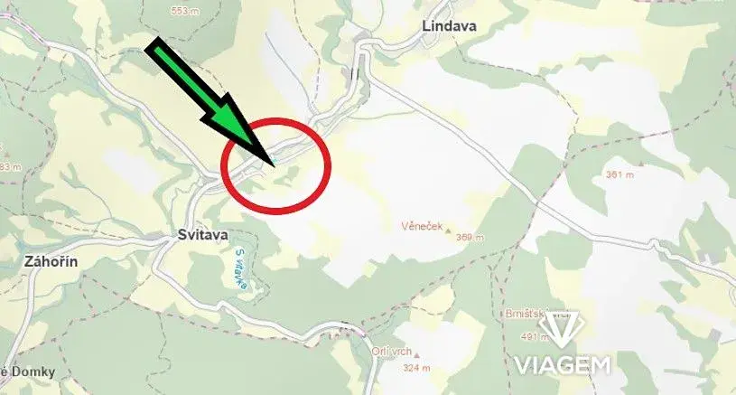 Prodej podílu pole, Cvikov, 465 m2