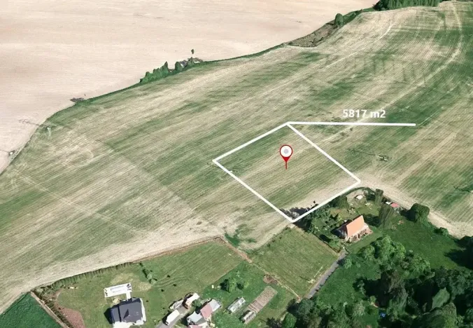 Prodej podílu pole, Huntířov, 1211 m2