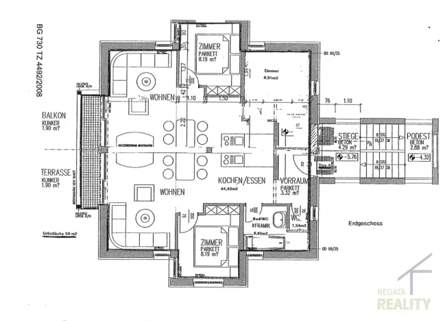 Prodej bytu 4+kk, Bad Kleinkirchheim, Rakousko, Maibrunnenweg, 83 m2