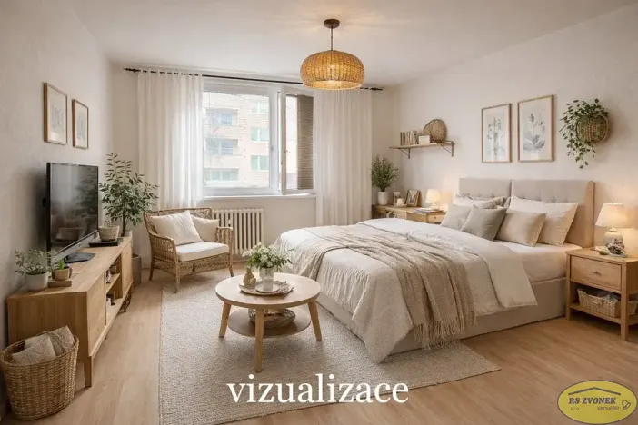 Prodej bytu 1+1, Kroměříž, Rumunská, 36 m2