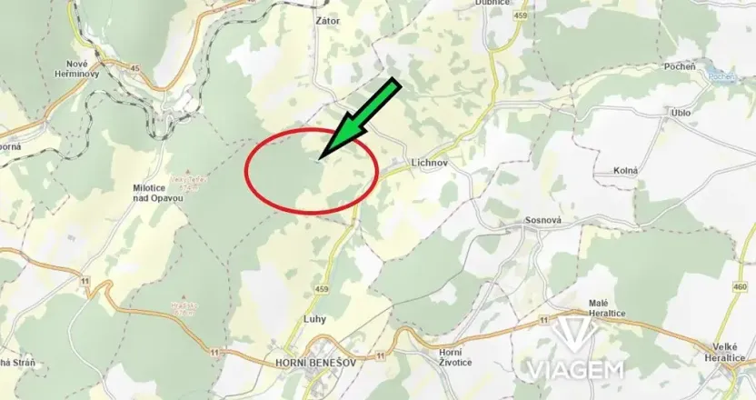 Prodej podílu pole, Lichnov, 682 m2