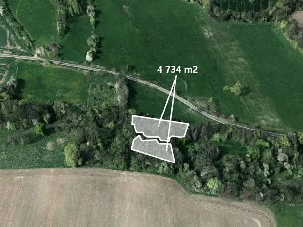 Prodej podílu lesa, Kravaře, 854 m2