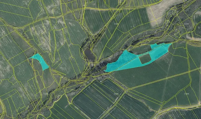 Prodej podílu pole, Spálené Poříčí, 1518 m2