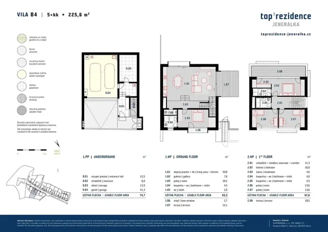 Prodej rodinného domu, Praha - Dejvice, V Trníčku, 226 m2