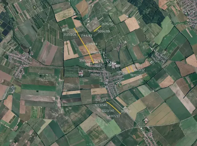 Prodej pole, Prušánky, 25613 m2