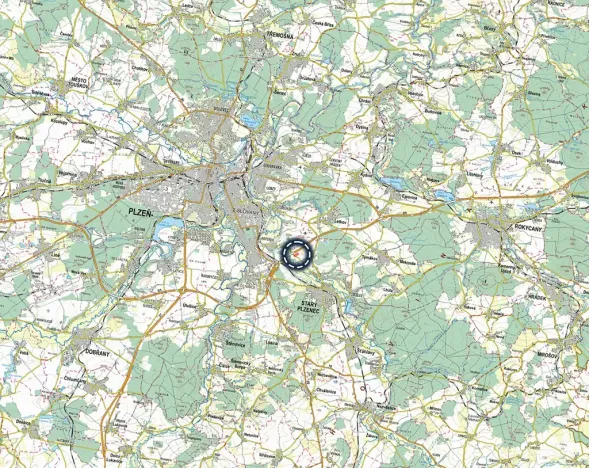 Prodej pole, Starý Plzenec, 15395 m2