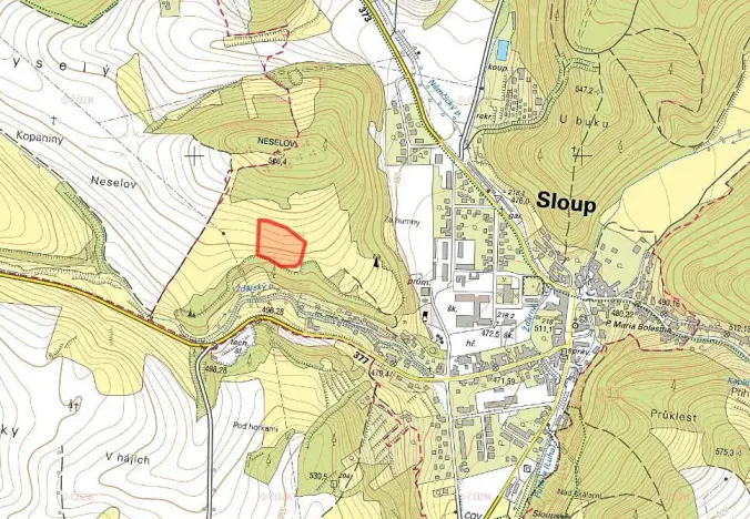 Prodej louky, Sloup, 10763 m2