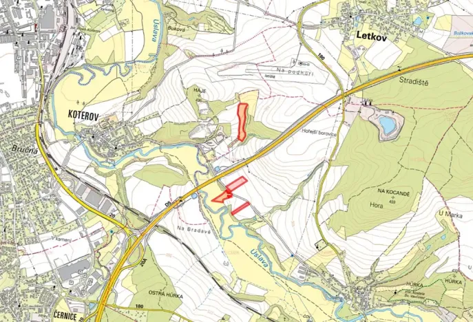 Prodej louky, Starý Plzenec, 59266 m2