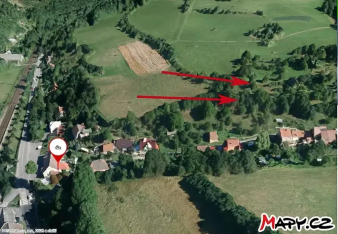 Prodej pozemku pro bydlení, Rozhraní, 7266 m2