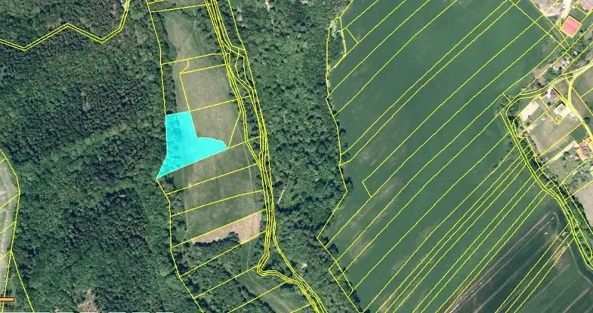 Prodej podílu pole, Bítov, 7251 m2