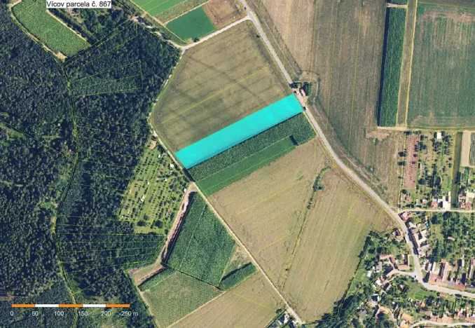 Prodej podílu pole, Vícov, 4344 m2