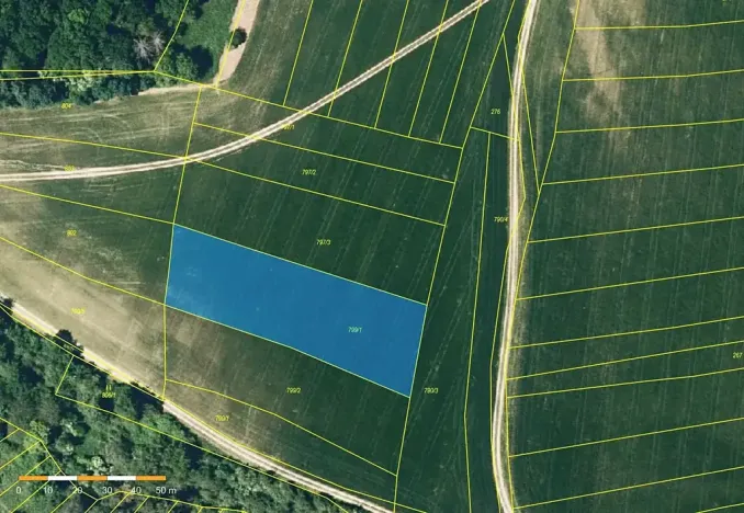 Prodej pole, Kudlovice, 2507 m2