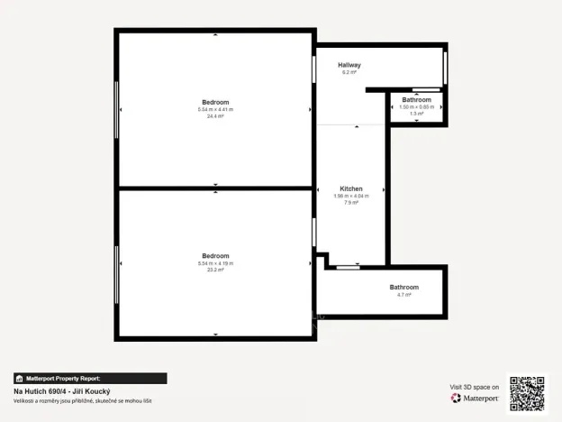 Pronájem bytu 2+1, Praha - Dejvice, Na hutích, 65 m2