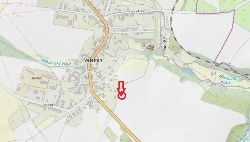 Prodej lesa, Chotiměř, 26763 m2