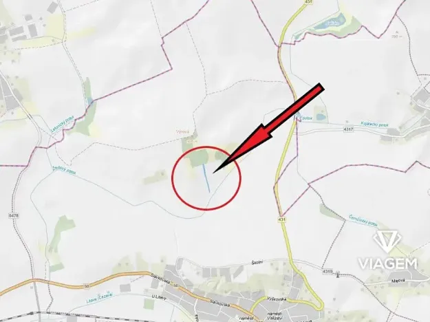 Prodej podílu pole, Bučovice, 619 m2