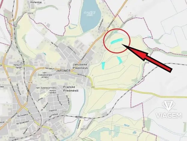 Prodej podílu pole, Jaroměř, 3451 m2