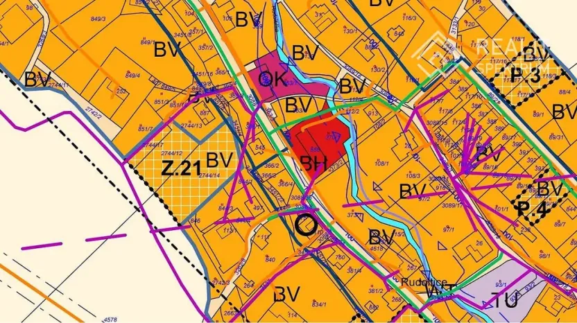 Prodej pozemku, Rudoltice, 3435 m2