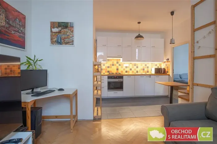 Prodej bytu 2+kk, Praha, U Uranie, 36 m2