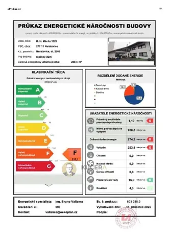 Prodej rodinného domu, Neratovice, K. H. Máchy, 406 m2