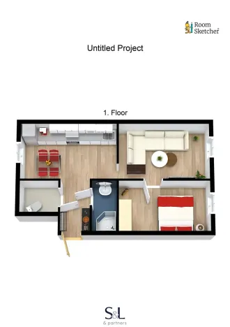 Pronájem bytu 2+1, Doksy, Máchova, 41 m2