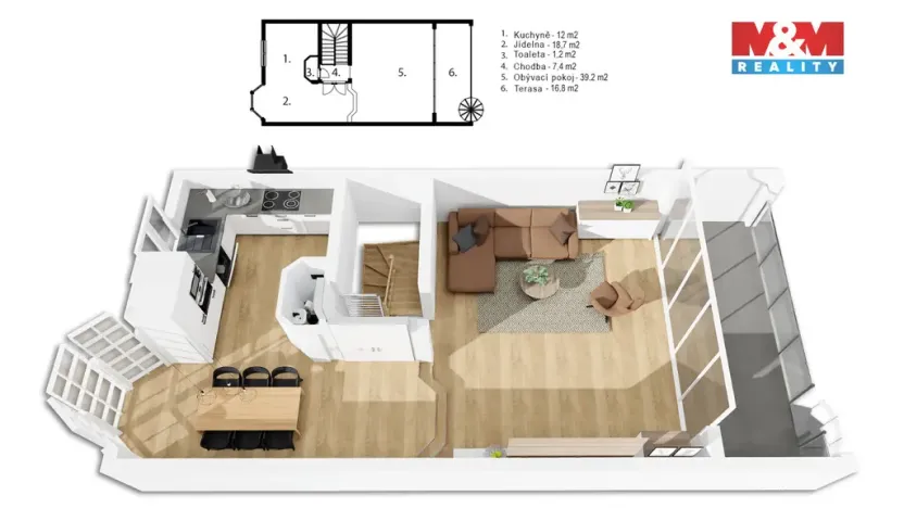 Prodej rodinného domu, Praha - Modřany, Vojtova, 277 m2