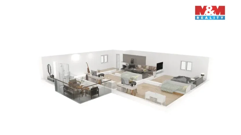 Prodej rodinného domu, Kladruby, Kostelní, 110 m2