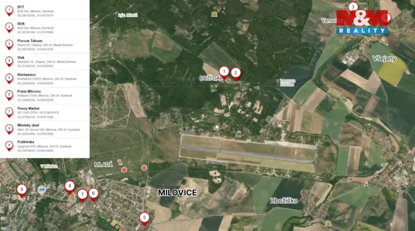 Prodej bytu 2+1, Milovice - Boží Dar, Krátká, 46 m2