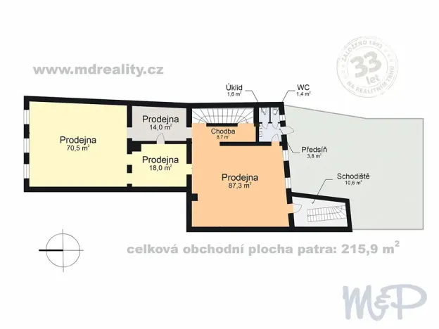 Pronájem obchodního prostoru, Jihlava, Masarykovo náměstí, 520 m2