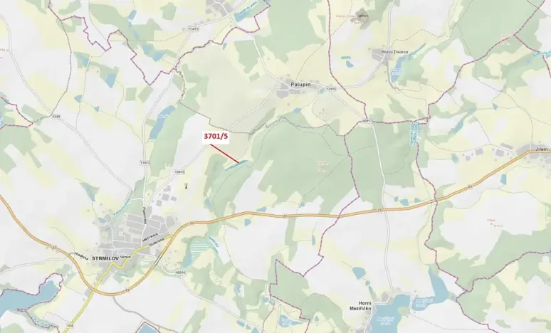 Dražba lesa, Strmilov, 3866 m2