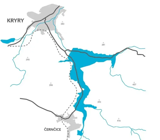 Prodej rodinného domu, Kryry, Na Rybníkách, 90 m2