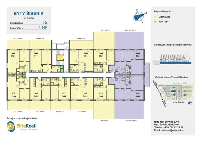 Prodej bytu 4+kk, Olomouc, Třída Jiřího Pelikána, 79 m2