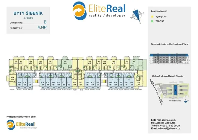 Prodej bytu 2+kk, Olomouc, Třída Jiřího Pelikána, 74 m2