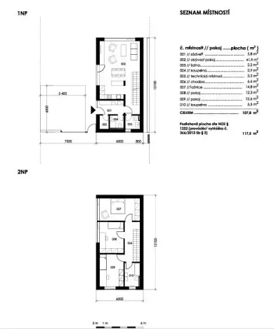 Pronájem rodinného domu, Plzeň, Dlasková, 108 m2