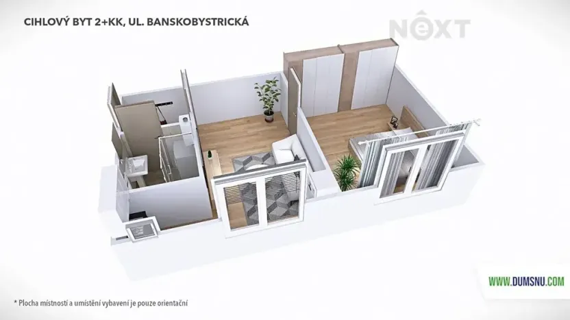 Prodej bytu 2+kk, Šumperk, Banskobystrická, 40 m2