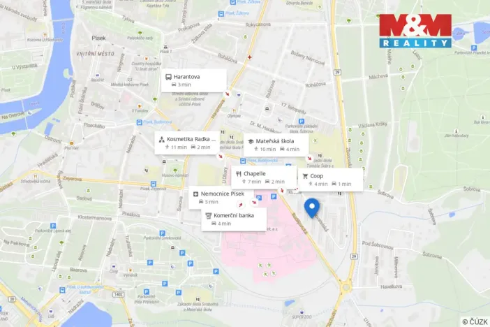 Prodej bytu 3+1, Písek - Budějovické Předměstí, Budovatelská, 78 m2