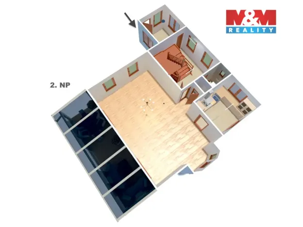Pronájem rodinného domu, Říčany, Želivská, 232 m2