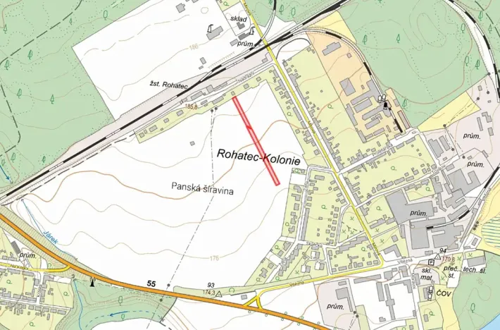 Prodej podílu pozemku pro bydlení, Rohatec, 2064 m2