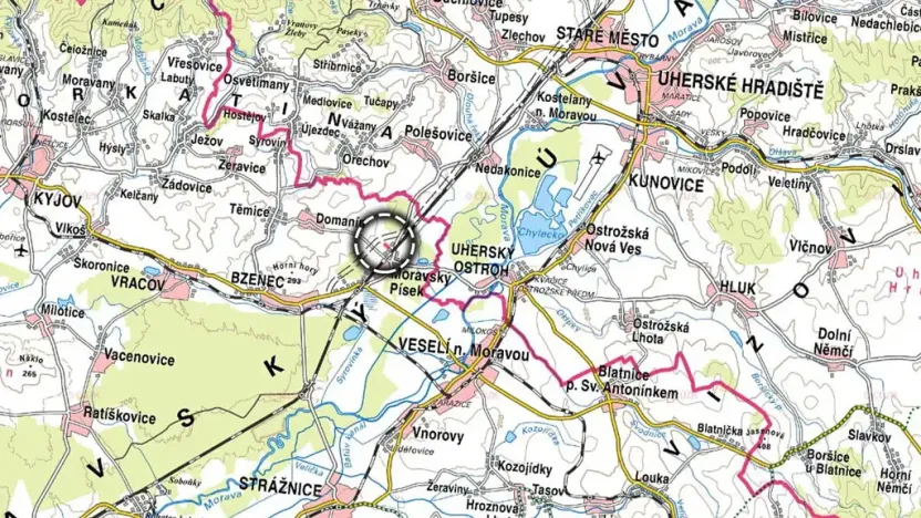 Prodej podílu komerčního pozemku, Moravský Písek, 774 m2